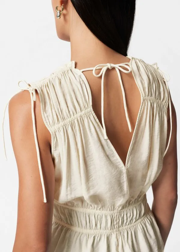 and Other Stories Gathered Top White Women Tops and Tshirts