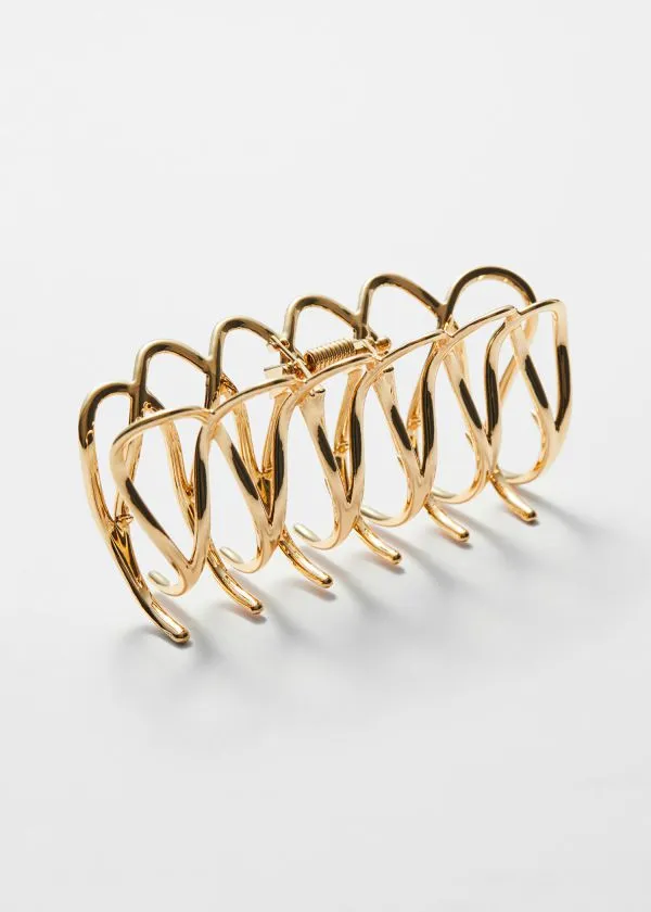 and Other Stories GoldTone Hair Clip Gold Women Hair Accessories