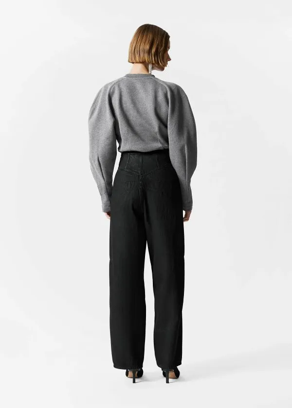 and Other Stories HighWaist BarrelLeg Jeans Black Women Jeans and Other Stories HighWaist BarrelLeg Jeans Black Women Jeans