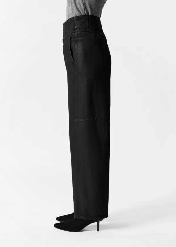 and Other Stories HighWaist BarrelLeg Jeans Black Women Jeans and Other Stories HighWaist BarrelLeg Jeans Black Women Jeans