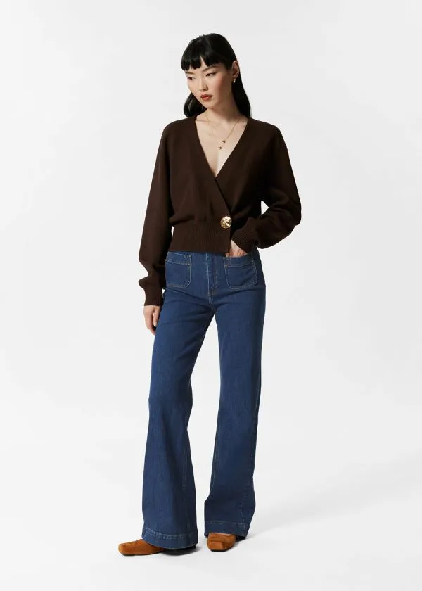 and Other Stories HighWaist Flared Jeans Blue Women Jeans