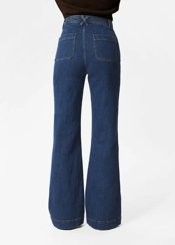 and Other Stories HighWaist Flared Jeans Blue Women Jeans