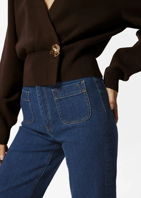 and Other Stories HighWaist Flared Jeans Blue Women Jeans