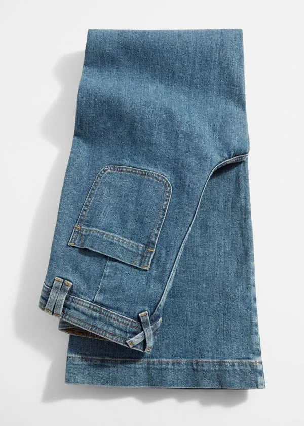 and Other Stories HighWaist Flared Jeans Midblue Women Jeans
