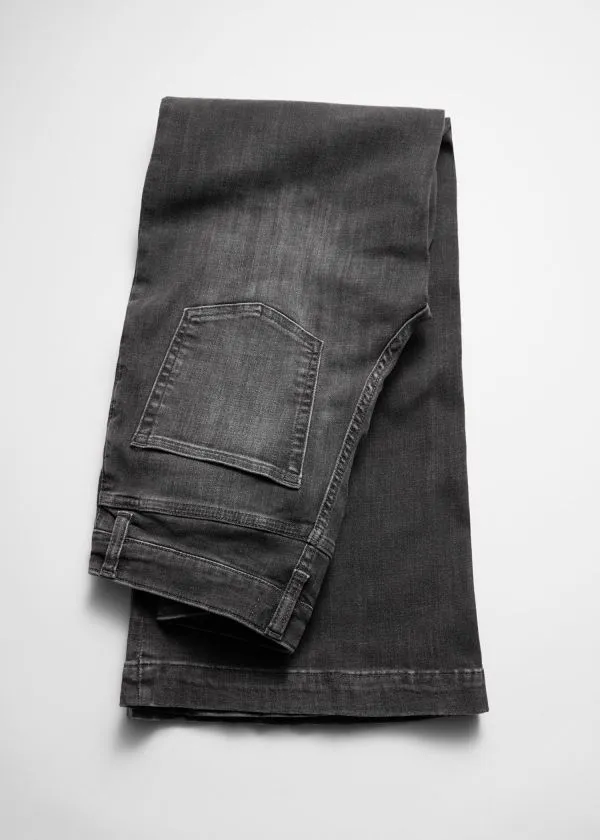 and Other Stories HighWaist Flared Jeans Washed Black Women Jeans