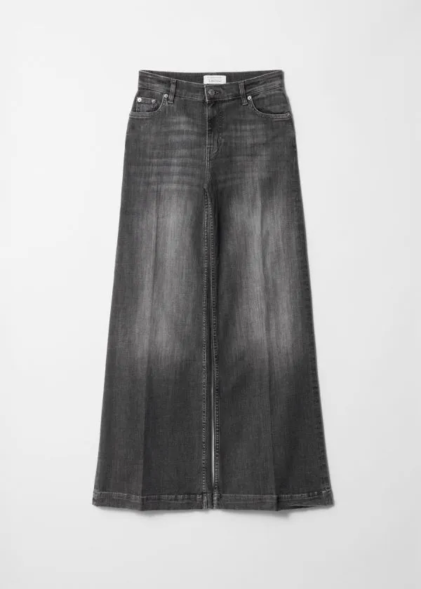 and Other Stories HighWaist Flared Jeans Washed Black Women Jeans