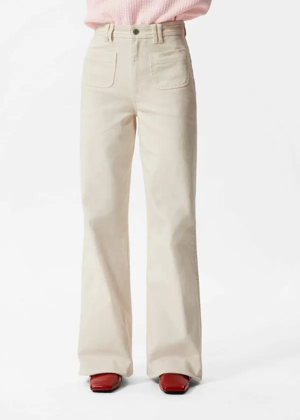 and Other Stories HighWaist Flared Jeans White Women Jeans