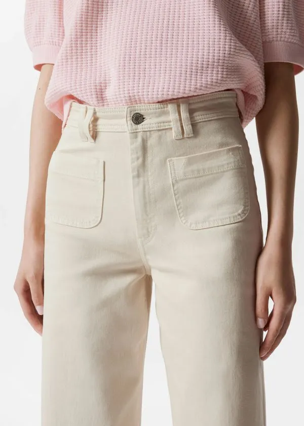 and Other Stories HighWaist Flared Jeans White Women Jeans