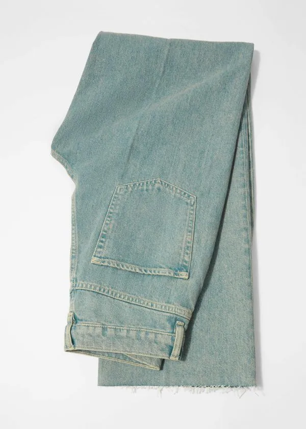 and Other Stories HighWaist StraightLeg Jeans Dusty Blue Women Jeans