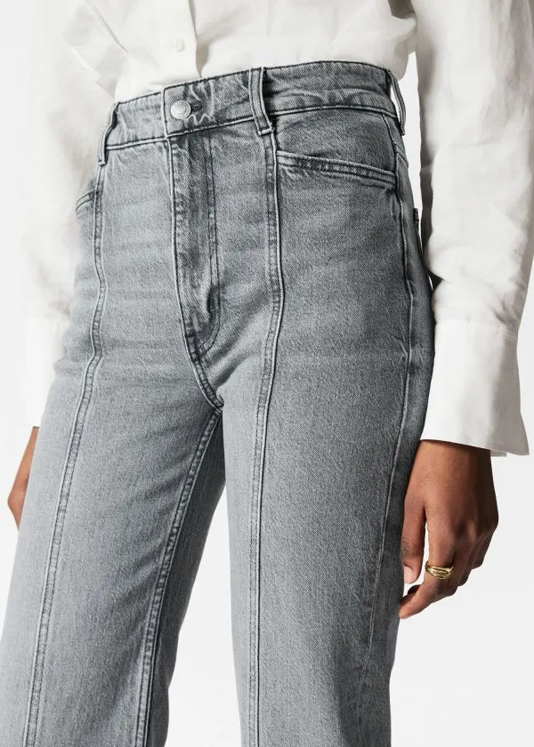 and Other Stories HighWaist StraightLeg Jeans Grey Women Jeans