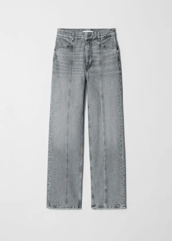 and Other Stories HighWaist StraightLeg Jeans Grey Women Jeans