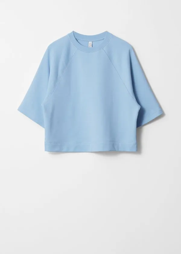 and Other Stories Jersey Sweater Light Blue Women Tops and Tshirts