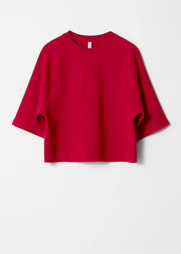and Other Stories Jersey Sweater Red Women Tops and Tshirts