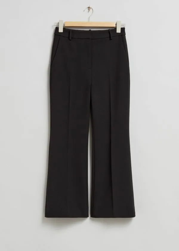 and Other Stories KickFlare Trousers Black Women Trousers