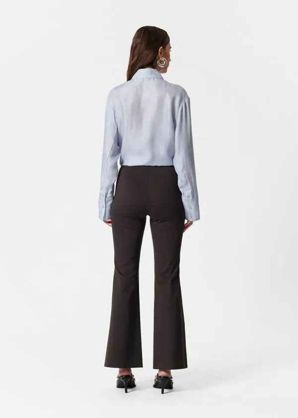 and Other Stories KickFlare Trousers Dark Brown Women Trousers