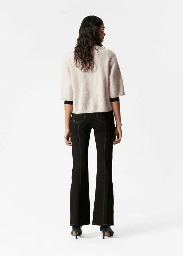 and Other Stories Knitted MohairBlend Cardigan Beige Women Knitwear
