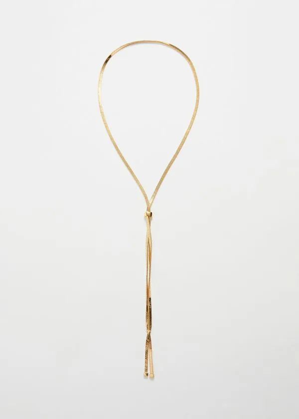 and Other Stories Lariat Chain Necklace Gold Women Necklaces