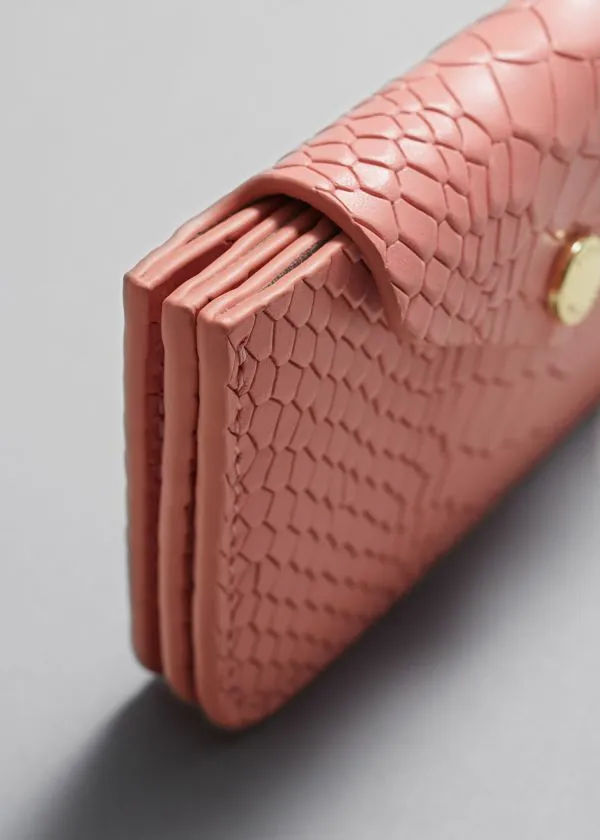 and Other Stories Leather Card Holder Rose Women Wallets and Other Stories Leather Card Holder Rose Women Wallets