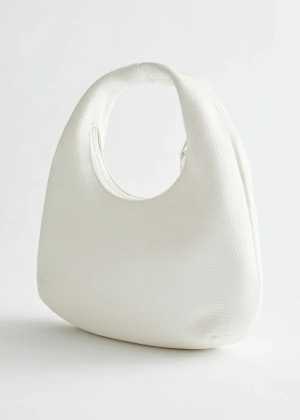 and Other Stories Leather Hand Bag White Women Tote Bags