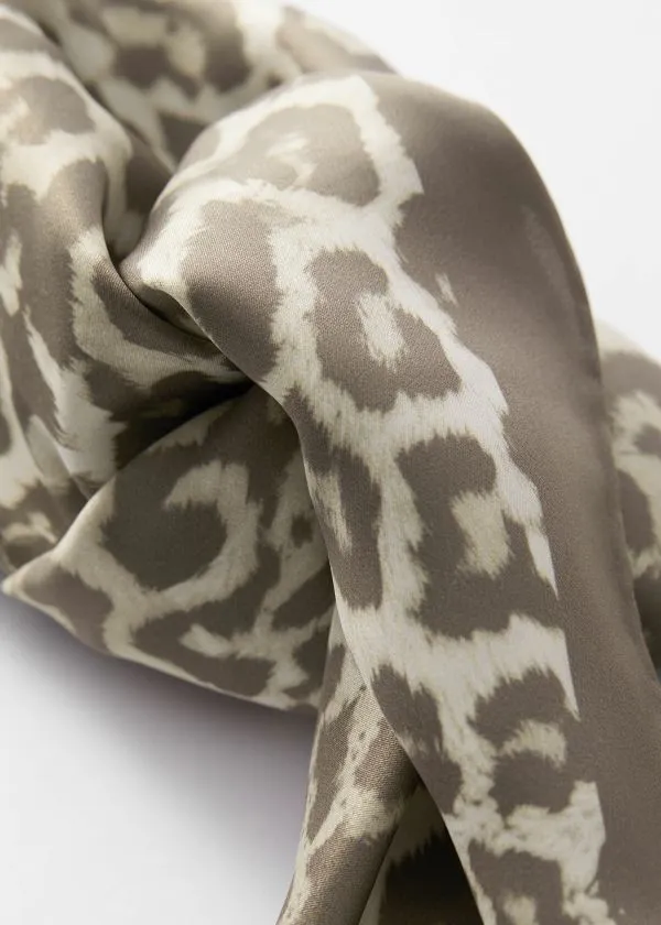 and Other Stories LeopardPrint Scarf Leopard Women Scarves and Other Stories LeopardPrint Scarf Leopard Women Scarves