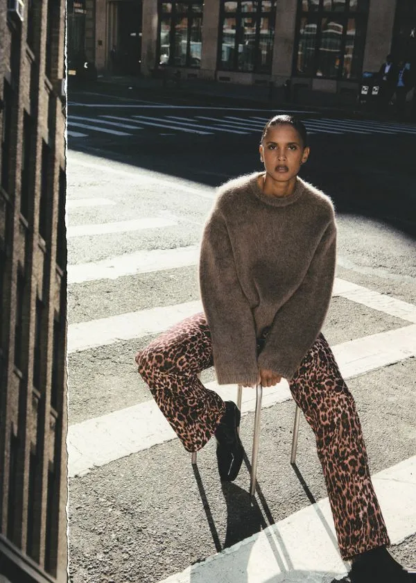 and Other Stories Leopard Print Trousers Leopard Print Women Trousers