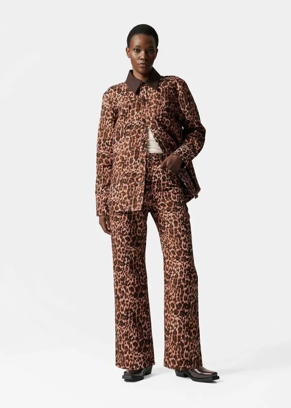 and Other Stories Leopard Print Trousers Leopard Print Women Trousers