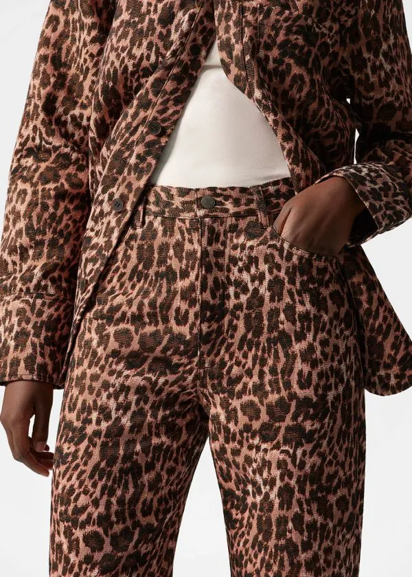 and Other Stories Leopard Print Trousers Leopard Print Women Trousers