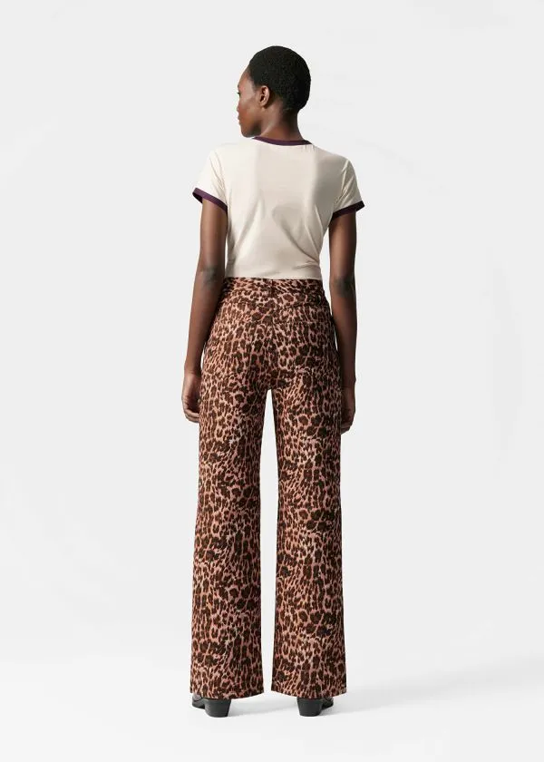 and Other Stories Leopard Print Trousers Leopard Print Women Trousers