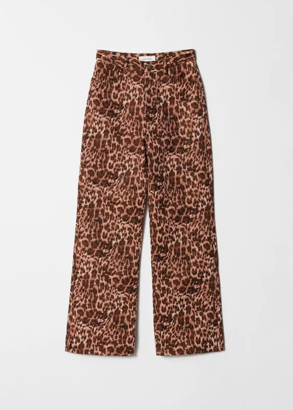 and Other Stories Leopard Print Trousers Leopard Print Women Trousers