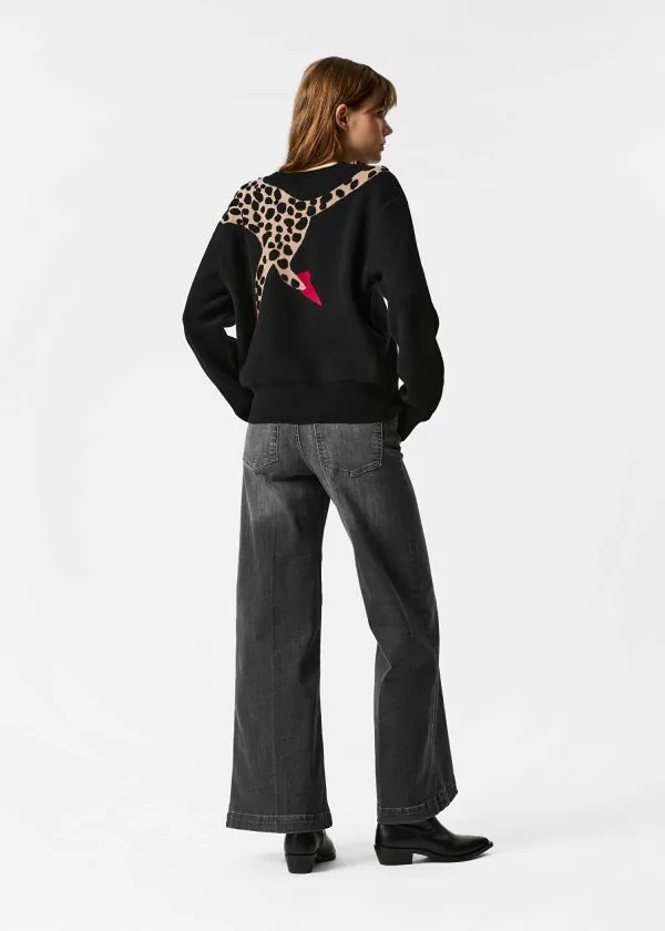 and Other Stories LongSleeve Knit Sweater Black Women Knitwear