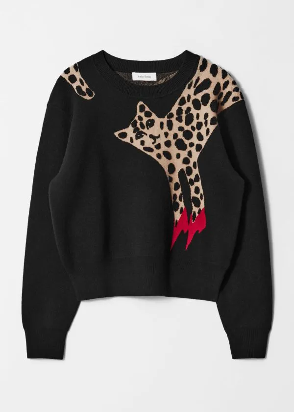 and Other Stories LongSleeve Knit Sweater Black Women Knitwear