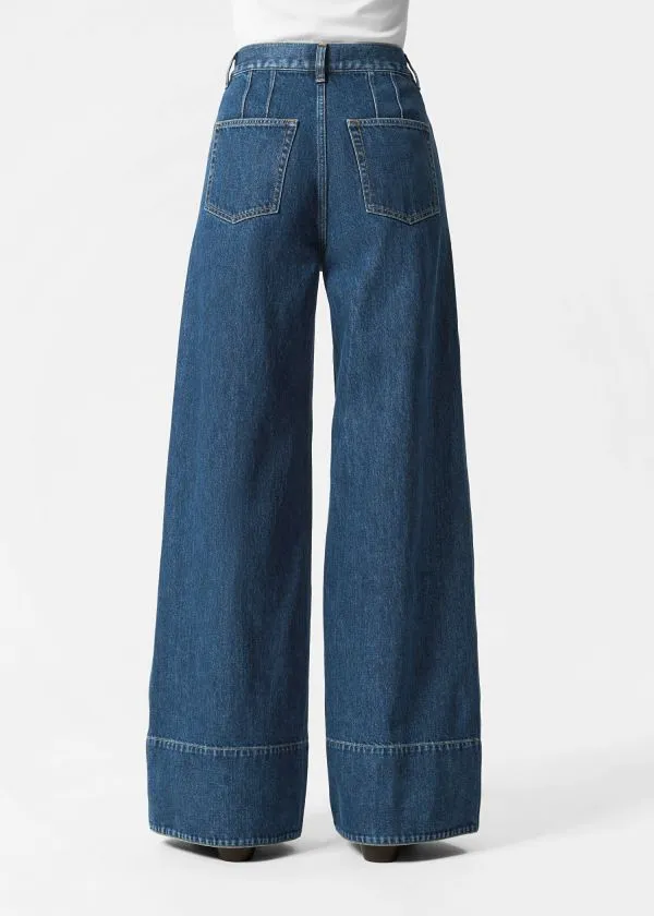 and Other Stories Long WideLeg Jeans Blue Women Jeans