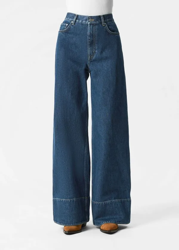 and Other Stories Long WideLeg Jeans Blue Women Jeans