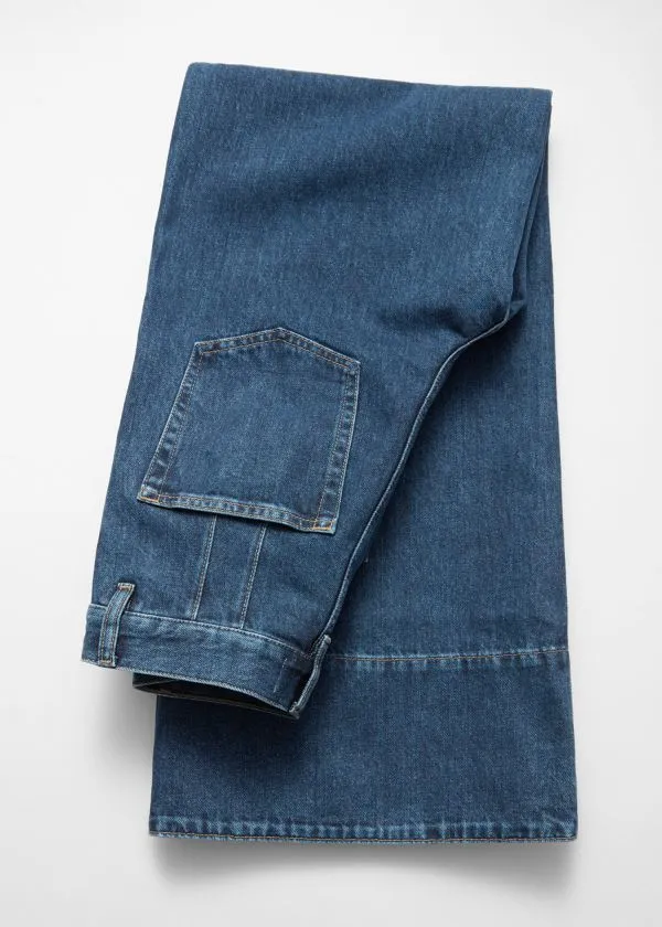 and Other Stories Long WideLeg Jeans Blue Women Jeans