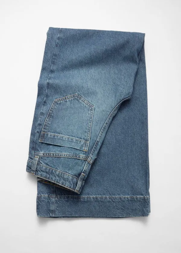 and Other Stories Long WideLeg Jeans Medium Blue Women Jeans