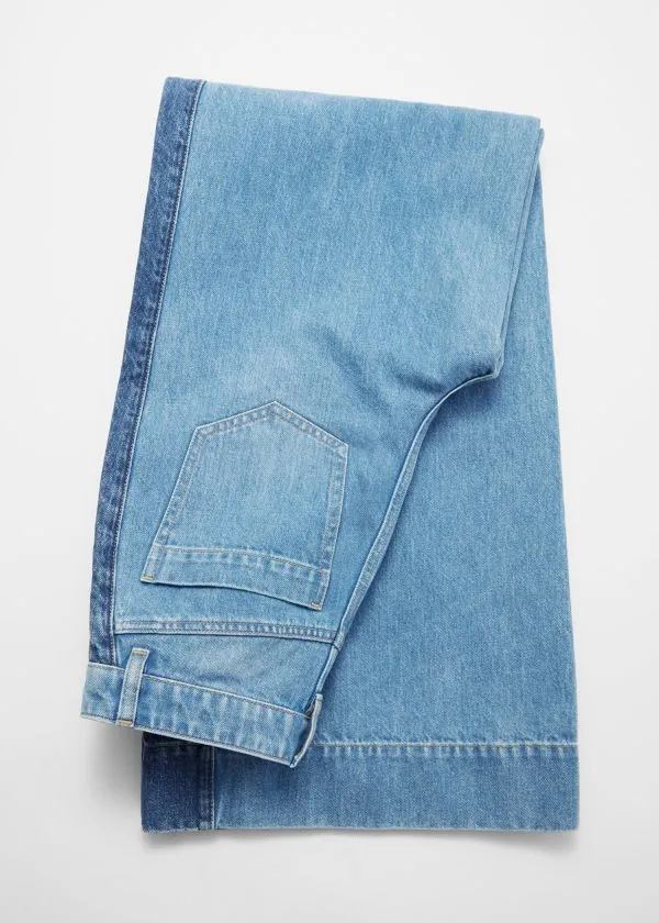and Other Stories Long WideLeg Jeans Mid Blue Women Jeans