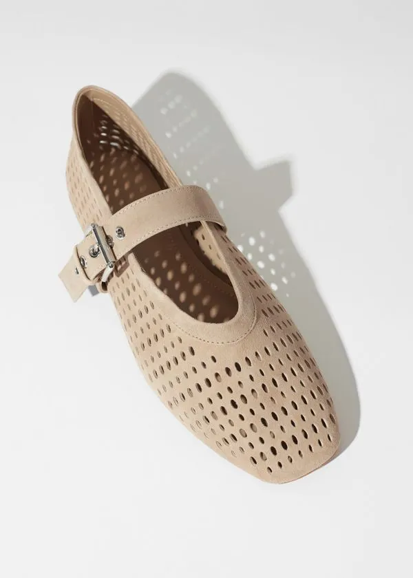 and Other Stories MaryJane Ballet Flats Beige Women Ballerinas and Other Stories MaryJane Ballet Flats Beige Women Ballerinas