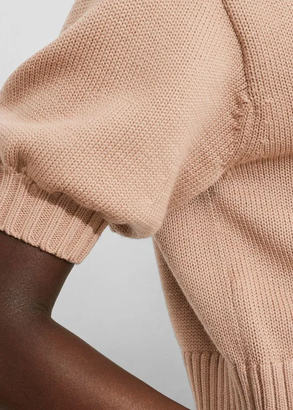 and Other Stories Merino Cardigan Beige Women Knitwear
