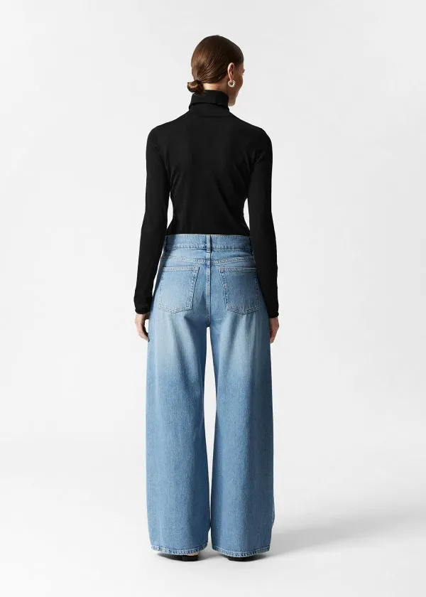 and Other Stories Merino Turtleneck Jumper Black Women Knitwear