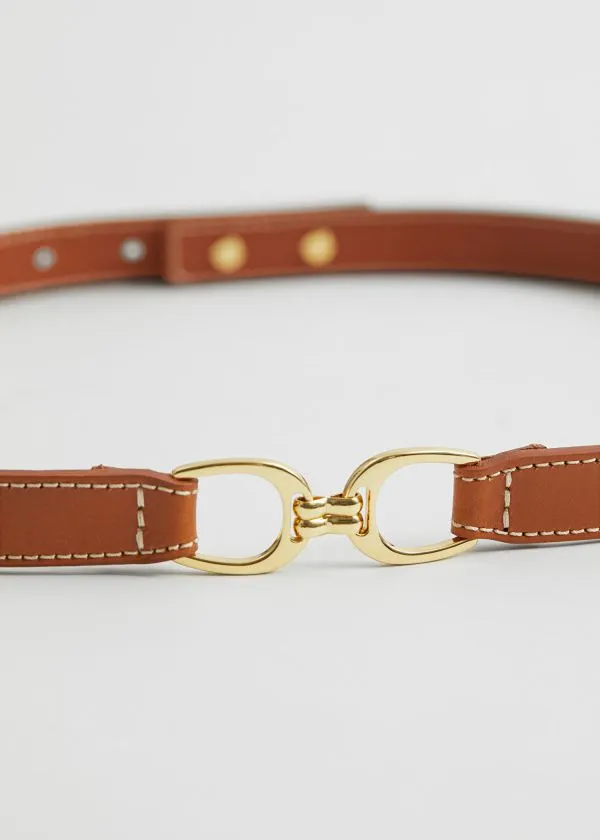 and Other Stories MidWaist Leather Belt Cognac Women Belts and Other Stories MidWaist Leather Belt Cognac Women Belts
