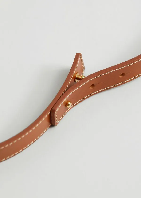 and Other Stories MidWaist Leather Belt Cognac Women Belts and Other Stories MidWaist Leather Belt Cognac Women Belts