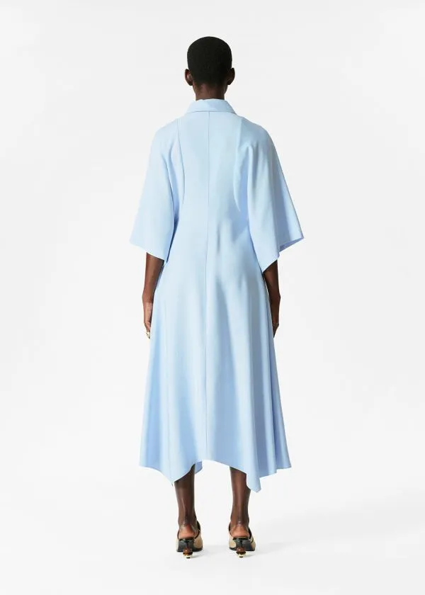 and Other Stories Midi Shirt Dress Light Blue Women Dresses