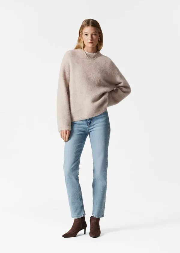 and Other Stories MohairBlend Jumper Beige Women Knitwear and Other Stories MohairBlend Jumper Beige Women Knitwear