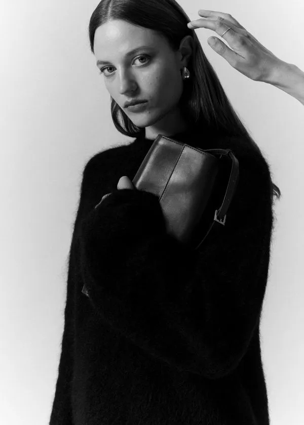 and Other Stories MohairBlend Jumper Black Women Knitwear and Other Stories MohairBlend Jumper Black Women Knitwear