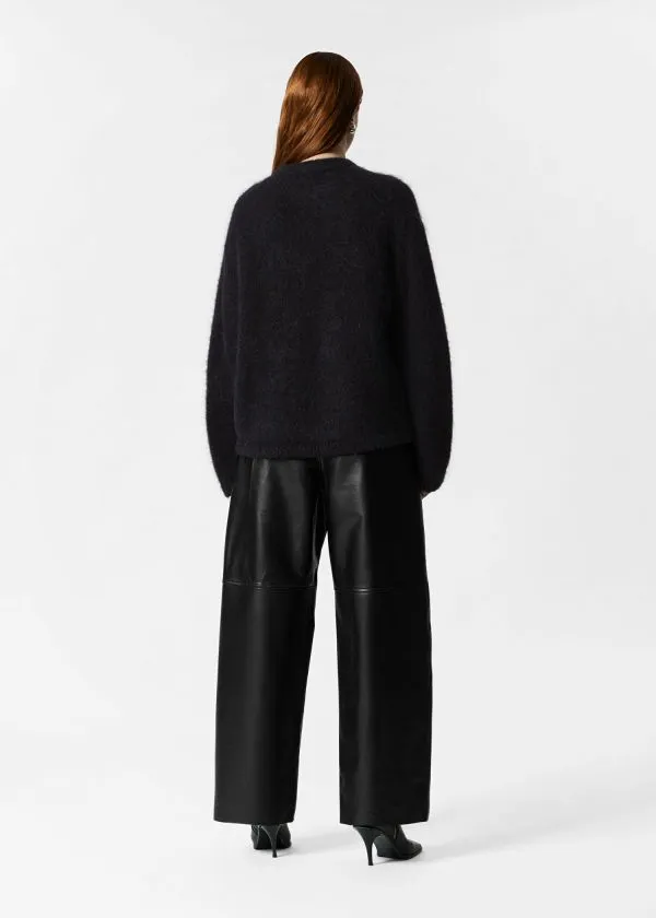 and Other Stories MohairBlend Jumper Black Women Knitwear and Other Stories MohairBlend Jumper Black Women Knitwear
