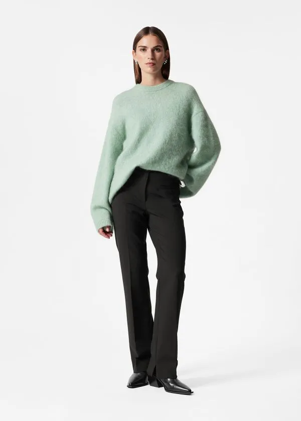 and Other Stories MohairBlend Jumper Mint Women Knitwear and Other Stories MohairBlend Jumper Mint Women Knitwear