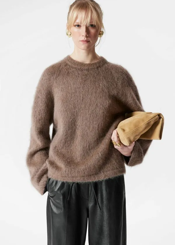 and Other Stories MohairBlend Jumper Mole Women Knitwear