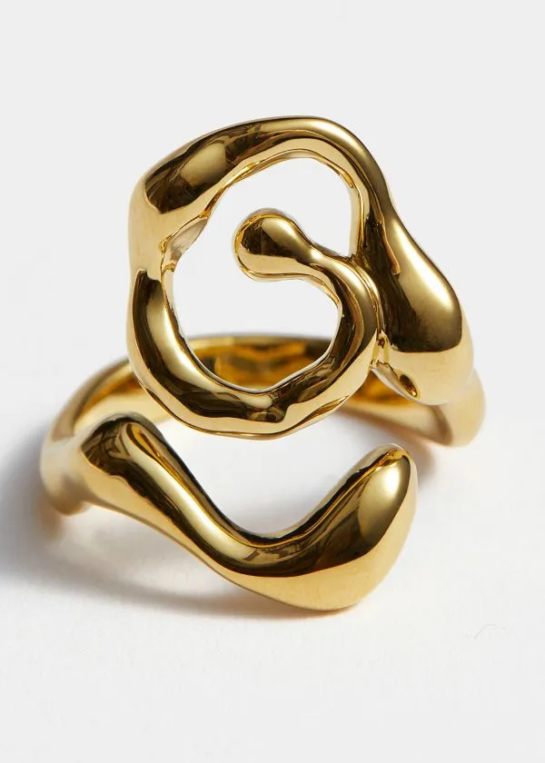 and Other Stories Molten Ring Gold Women Rings