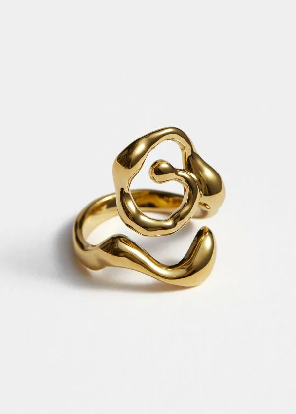 and Other Stories Molten Ring Gold Women Rings