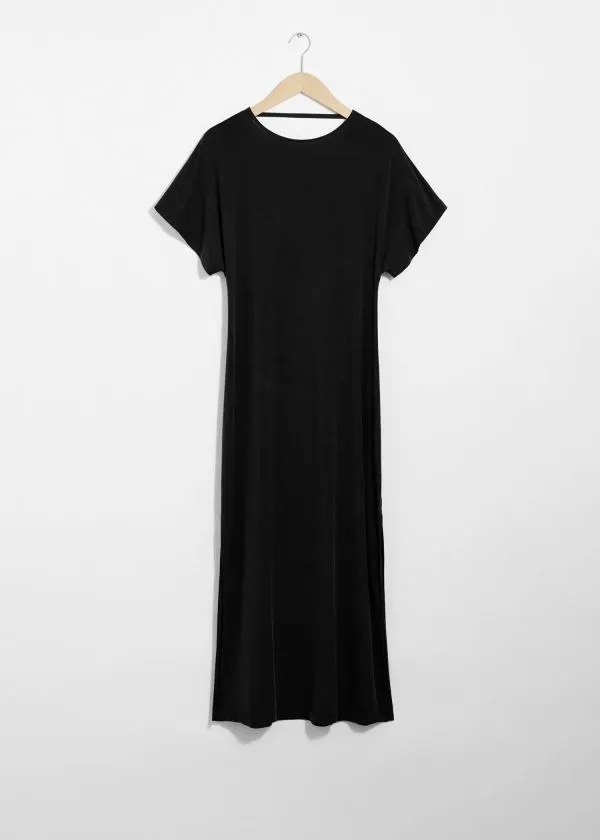 and Other Stories OpenBack Maxi Dress Black Women Dresses